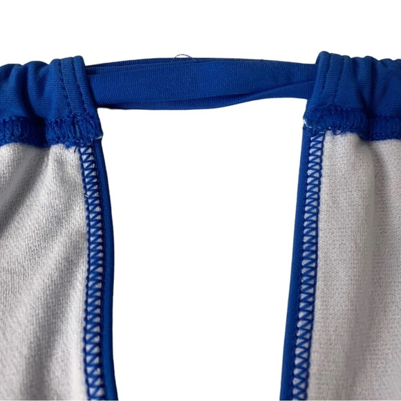 Speedo Women’s Hi  Neck Tie Neck Closure Pull On Lined One Piece Swimsuit Size 6 - Picture 15 of 16